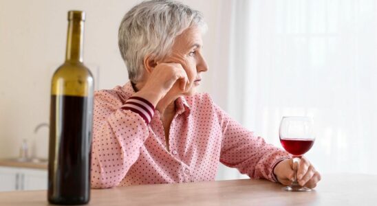 From age 60 each glass of alcohol increases the risk