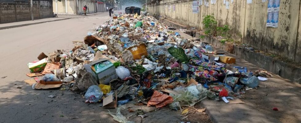 Garbage is piling up everywhere in the capital