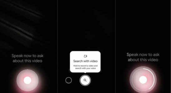 Google Lens video search feature is available