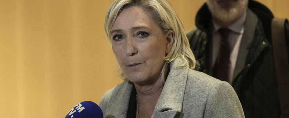 Her companion her driver Marine Le Pen hired surprising parliamentary