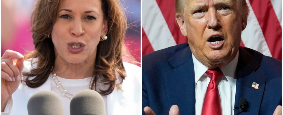 Hot from the start between Harris and Trump