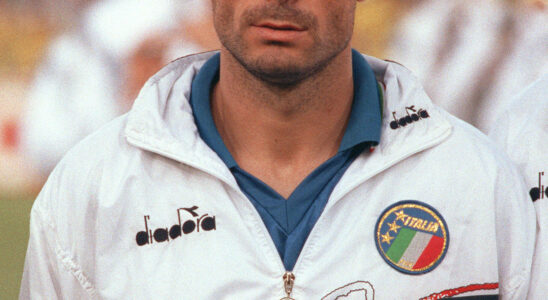 Italian Toto Schillaci top scorer of the 90 World Cup