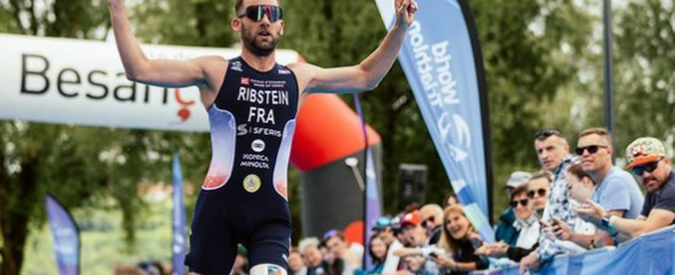 Jules Ribstein accident record Who is the para triathlete