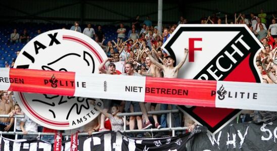 Mixed feelings after police strike Ajax FC Utrecht Understanding