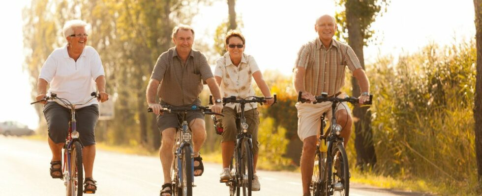 More than a quarter of French seniors cycle regularly