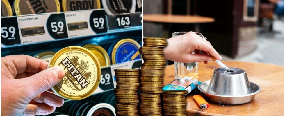 New price for snus and cigarettes so much more