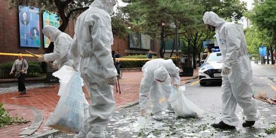 New wave of feared debris balloons over South Korea