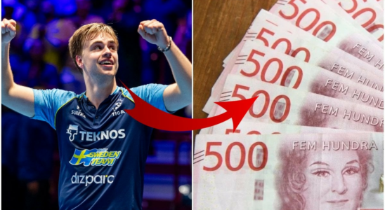 Rain of money over Truls Moregardh here is the