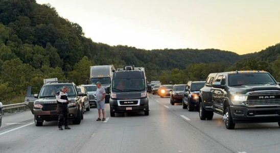 Several shot by highway in USA