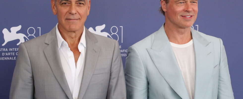 Sixteen years later Brad Pitt and George Clooney are reunited