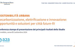 Urban sustainability to decarbonize Italian cities 270 billion euros are