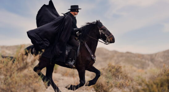 We saw the new Zorro series with Jean Dujardin before