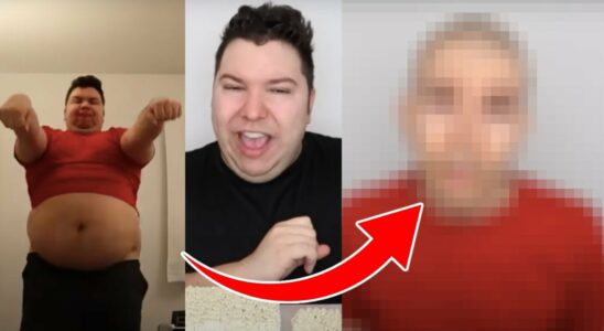 YouTube star lost over 110 kilos – on the sly