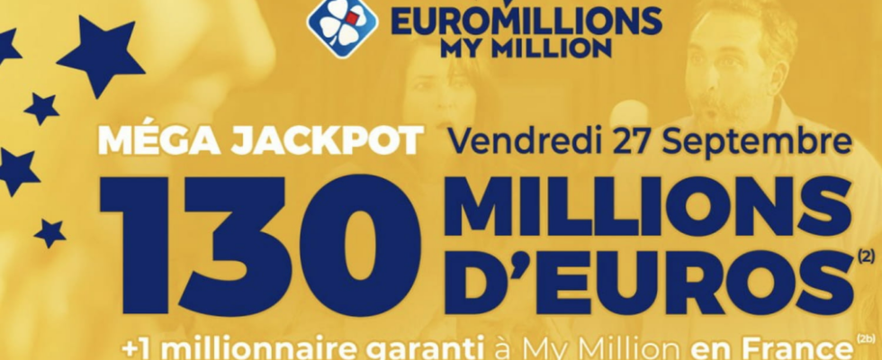 the draw on Friday September 27 2024 130 million euros